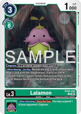 Lalamon (BT26-036) - [Timeless Bonds]