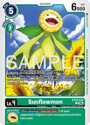 Sunflowmon (BT26-039) - [Timeless Bonds]