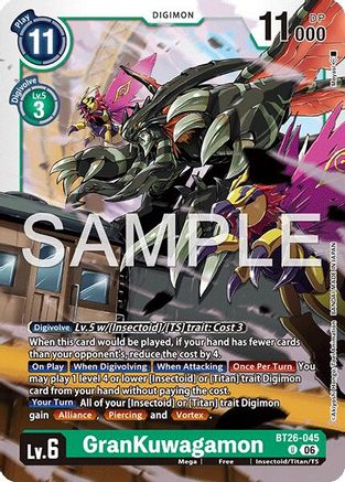 GranKuwagamon (BT26-045) - [Timeless Bonds]
