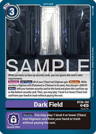 Dark Field (BT26-100) - [Timeless Bonds] Foil