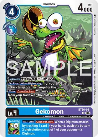 Gekomon (BT26-021) - [Timeless Bonds]