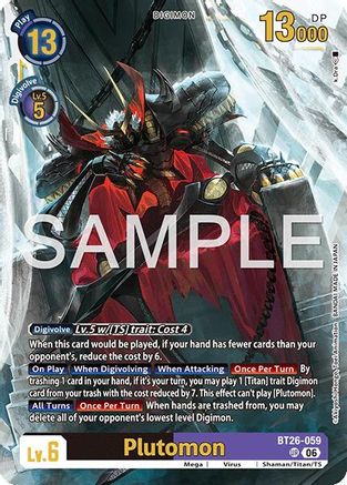 Plutomon (BT26-059) - [Timeless Bonds] Foil