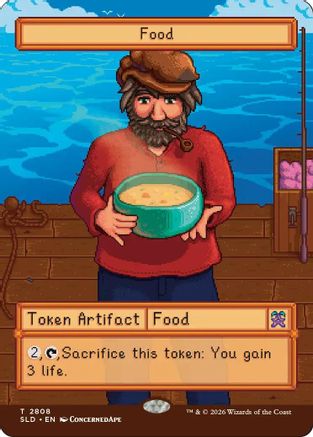 Food Token (2808)  (SLD-2808) - [Secret Lair Drop Series]