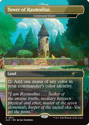 Tower of Rasmodius - Command Tower  [Foil]  (SLD-2812) - [Secret Lair Drop Series]