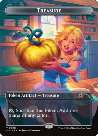 Treasure Token  [Foil]  (SLD-2820) - [Secret Lair Drop Series]