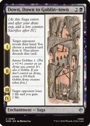 Down, Down to Goblin-town  (HOB-065) - [The Hobbit]