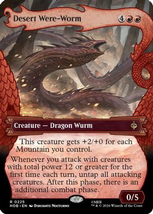 Desert Were-Worm (Showcase)  (HOB-225) - [The Hobbit]