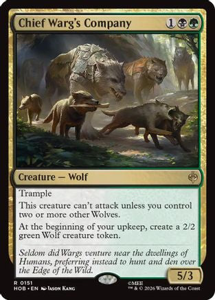 Chief Warg's Company  (HOB-151) - [The Hobbit]