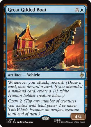 Great Gilded Boat  (HOB-042) - [The Hobbit]