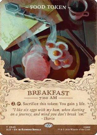 Food Token (2545)  [Foil]  (SLD-2545) - [Secret Lair Drop Series]