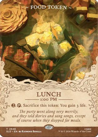 Food Token (2548)  [Foil]  (SLD-2548) - [Secret Lair Drop Series]