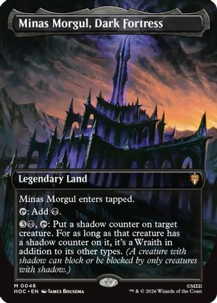 Minas Morgul, Dark Fortress (Borderless)  (HOC-048) - [The Hobbit: Eternal-Legal]