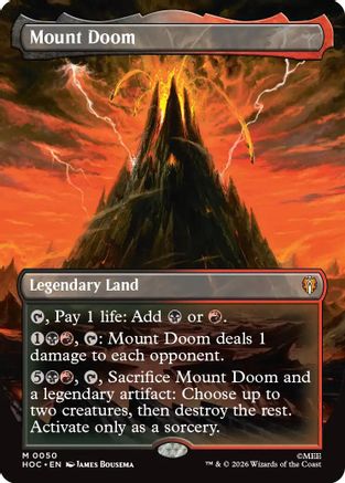 Mount Doom (Borderless)  (HOC-050) - [The Hobbit: Eternal-Legal]