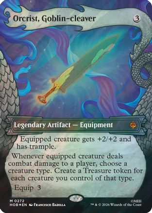 Orcrist, Goblin-cleaver (Showcase) (Surge Foil)  [Foil]  (HOB-272) - [The Hobbit]