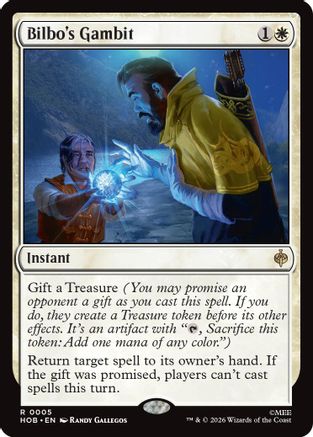 Bilbo's Gambit  [Foil]  (HOB-005) - [The Hobbit]