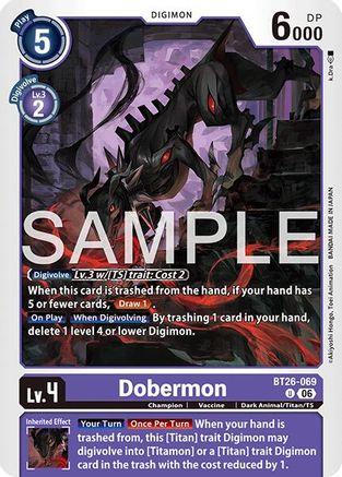 Dobermon (BT26-069) - [Timeless Bonds]