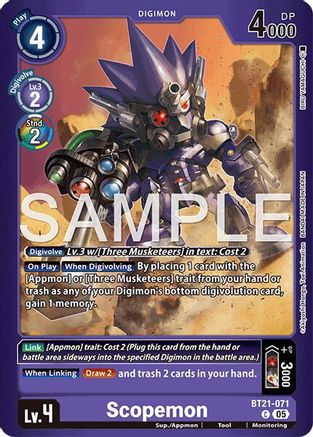 Scopemon (BT21-071) - [Limited Card Pack -Final Crest-] Foil