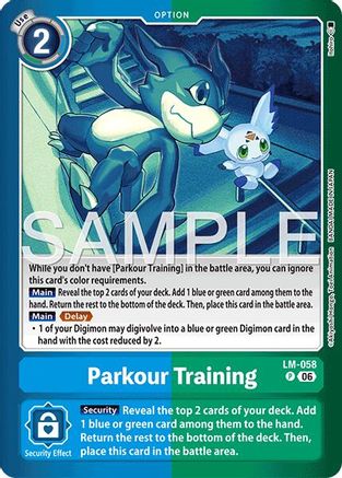 Parkour Training (LM-058) - [Limited Card Pack -Final Crest-] Foil