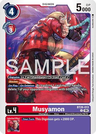 Musyamon (BT26-013) - [Timeless Bonds]