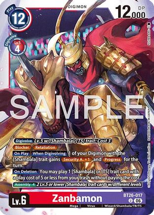 Zanbamon (BT26-017) - [Timeless Bonds]