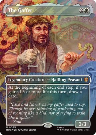 The Gaffer (Borderless) (Surge Foil)  [Foil]  (HOC-055) - [The Hobbit: Eternal-Legal]