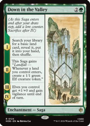 Down in the Valley  [Foil]  (HOB-124) - [The Hobbit]