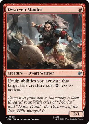 Dwarven Mauler  [Foil]  (HOB-095) - [The Hobbit]