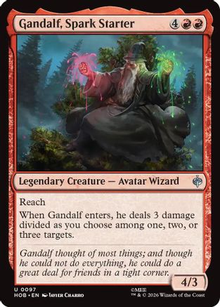 Gandalf, Spark Starter  (HOB-097) - [The Hobbit]