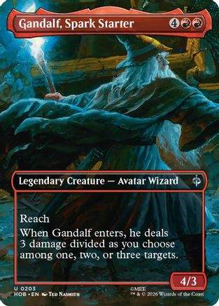 Gandalf, Spark Starter (Borderless)  (HOB-203) - [The Hobbit]