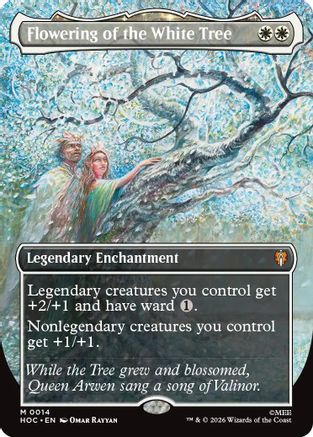 Flowering of the White Tree (Borderless)  (HOC-014) - [The Hobbit: Eternal-Legal]