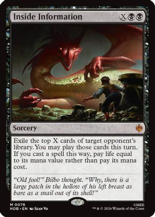 Inside Information  (HOB-076) - [The Hobbit]