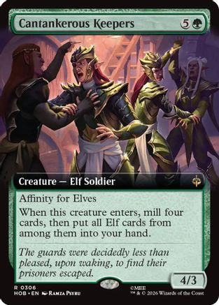 Cantankerous Keepers (Extended Art)  [Foil]  (HOB-306) - [The Hobbit]