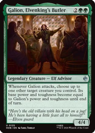 Galion, Elvenking's Butler  [Foil]  (HOB-125) - [The Hobbit]