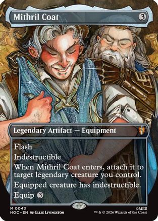 Mithril Coat (Borderless)  [Foil]  (HOC-043) - [The Hobbit: Eternal-Legal]