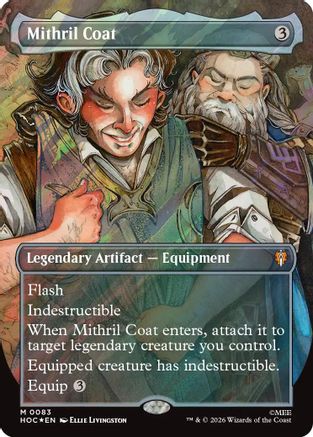 Mithril Coat (Borderless) (Surge Foil)  [Foil]  (HOC-083) - [The Hobbit: Eternal-Legal]