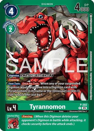 Tyrannomon (P-202) - [Limited Card Pack -Final Crest-] Foil