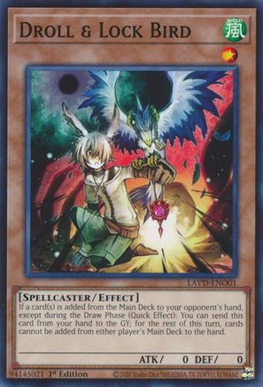 Droll & Lock Bird (LAVD-ENO01) [LAVD-ENO01] - Legendary Arc-V Decks 1st Edition - Common / Short Print