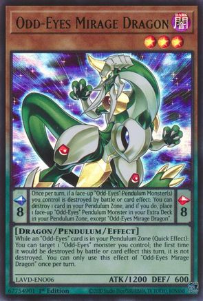 Odd-Eyes Mirage Dragon [LAVD-ENO06] - Legendary Arc-V Decks 1st Edition - Ultra Rare
