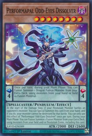 Performapal Odd-Eyes Dissolver [LAVD-ENO09] - Legendary Arc-V Decks 1st Edition - Common / Short Print