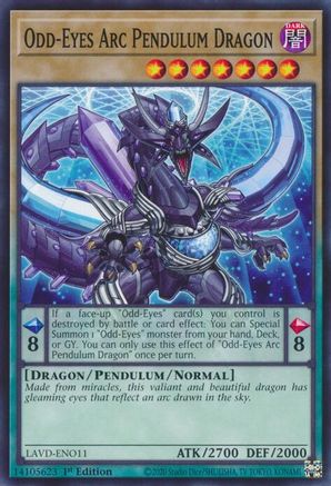 Odd-Eyes Arc Pendulum Dragon [LAVD-ENO11] - Legendary Arc-V Decks 1st Edition - Common / Short Print