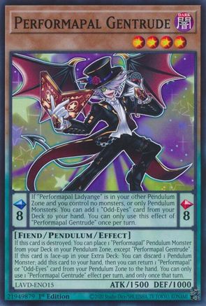 Performapal Gentrude [LAVD-ENO15] - Legendary Arc-V Decks 1st Edition - Common / Short Print
