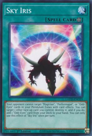 Sky Iris [LAVD-ENO19] - Legendary Arc-V Decks 1st Edition - Common / Short Print