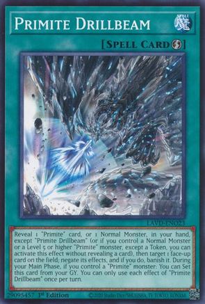 Primite Drillbeam [LAVD-ENO23] - Legendary Arc-V Decks 1st Edition - Common / Short Print