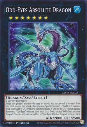 Odd-Eyes Absolute Dragon [LAVD-ENO28] - Legendary Arc-V Decks 1st Edition - Common / Short Print