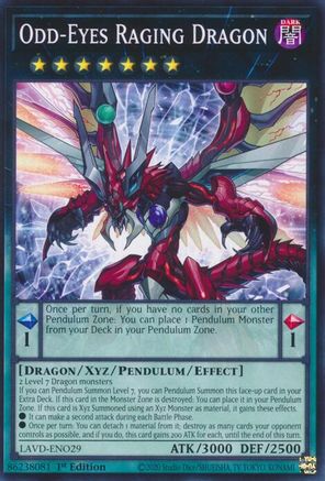 Odd-Eyes Raging Dragon [LAVD-ENO29] - Legendary Arc-V Decks 1st Edition - Common / Short Print