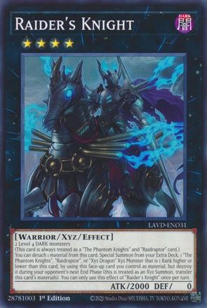 Raider's Knight [LAVD-ENO31] - Legendary Arc-V Decks 1st Edition - Common / Short Print