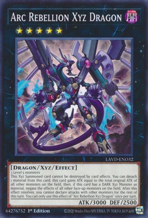 Arc Rebellion Xyz Dragon [LAVD-ENO32] - Legendary Arc-V Decks 1st Edition - Common / Short Print