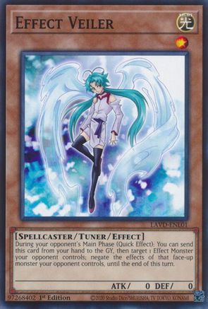 Effect Veiler (LAVD-ENL01) [LAVD-ENL01] - Legendary Arc-V Decks 1st Edition - Common / Short Print