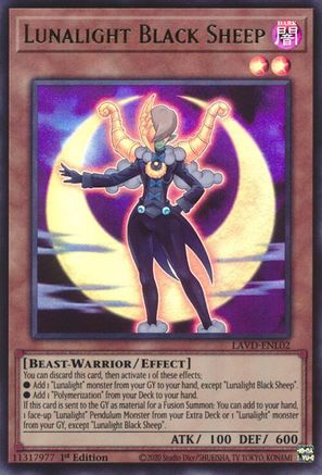 Lunalight Black Sheep (UR) [LAVD-ENL02] - Legendary Arc-V Decks 1st Edition - Ultra Rare
