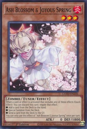 Ash Blossom & Joyous Spring (LAVD-ENL06) [LAVD-ENL06] - Legendary Arc-V Decks 1st Edition - Common / Short Print